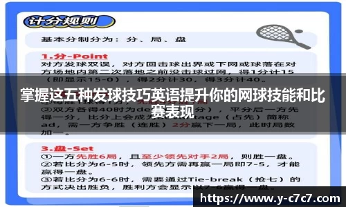 掌握这五种发球技巧英语提升你的网球技能和比赛表现